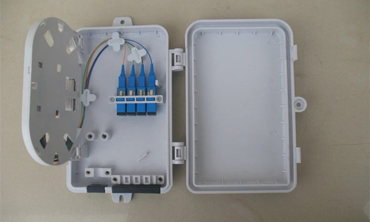Caja de terminales de fibra óptica de 4 núcleos