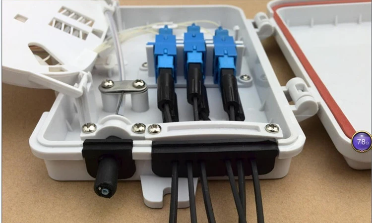 Caja de terminales de fibra óptica de 6 núcleos