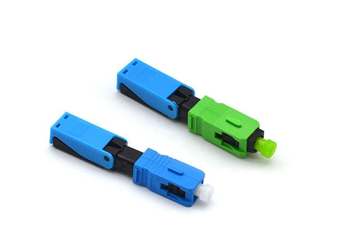 Conector rápido de fibra óptica Sm Sc Upc