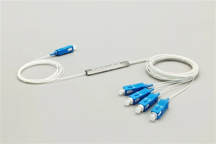 Divisor de fibra Plc SC UPC 1×4, mini módulo