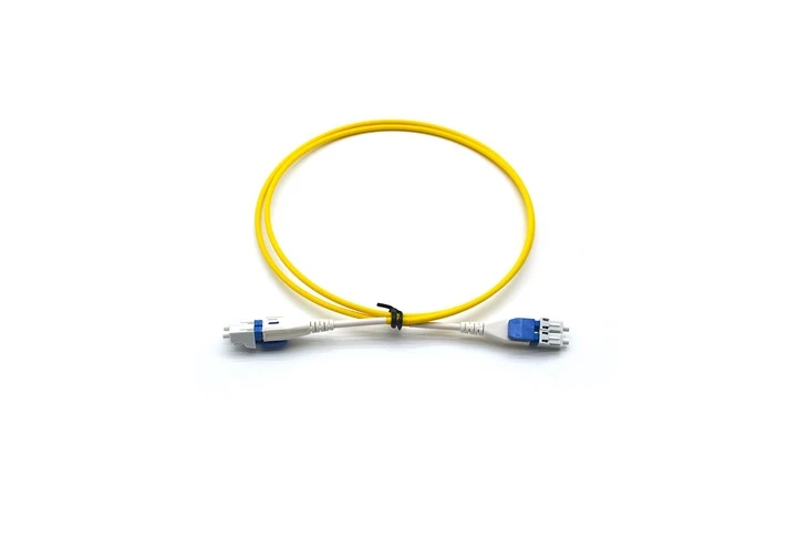 Cable de conexión de fibra dúplex monomodo LC a LC Uniboot