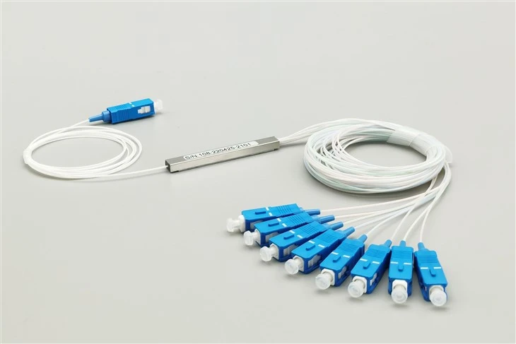 Divisor de fibra óptica Plc SC UPC 1x8