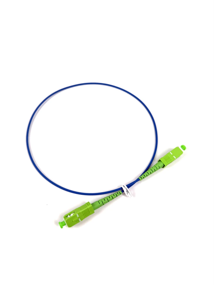 Cable de conexión monomodo ultracorto SC/APC de 0,5 M, pérdida de retorno de 60 dB